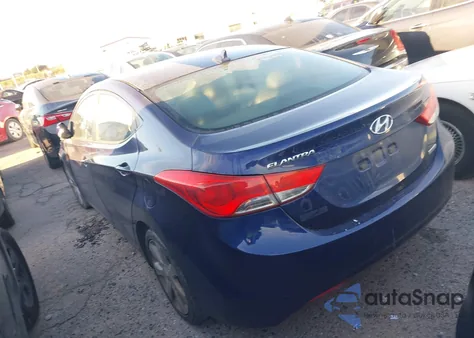 2012 Hyundai Elantra Limited z USA, uszkodzony, nr VIN 5NPDH4AE3CH111600